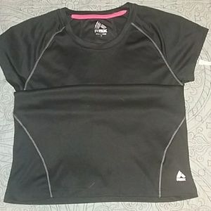 Black Reebok workout shirt